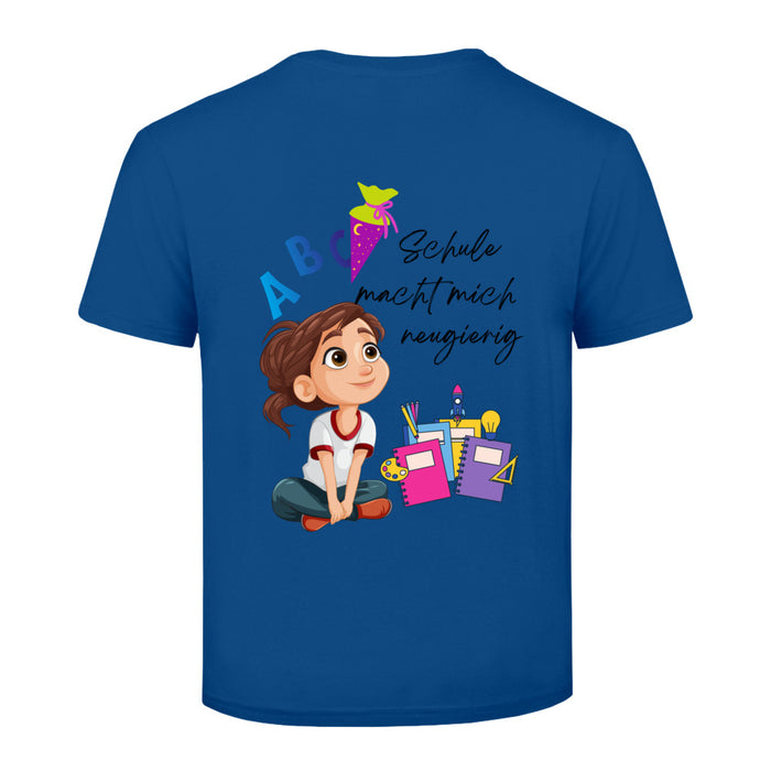 T-Shirt mit ein Einschulung Motiv Design