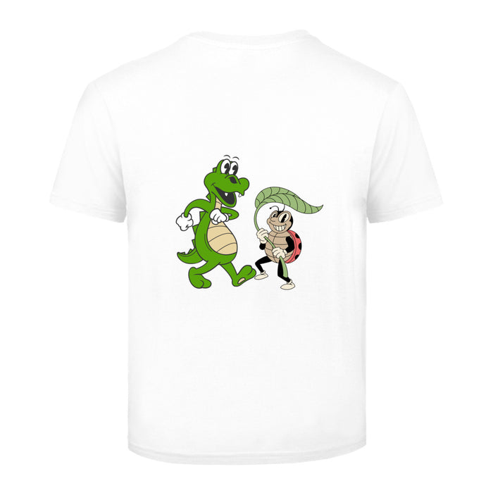 Krokodil und Marienkäfer Kinder  T-Shirt