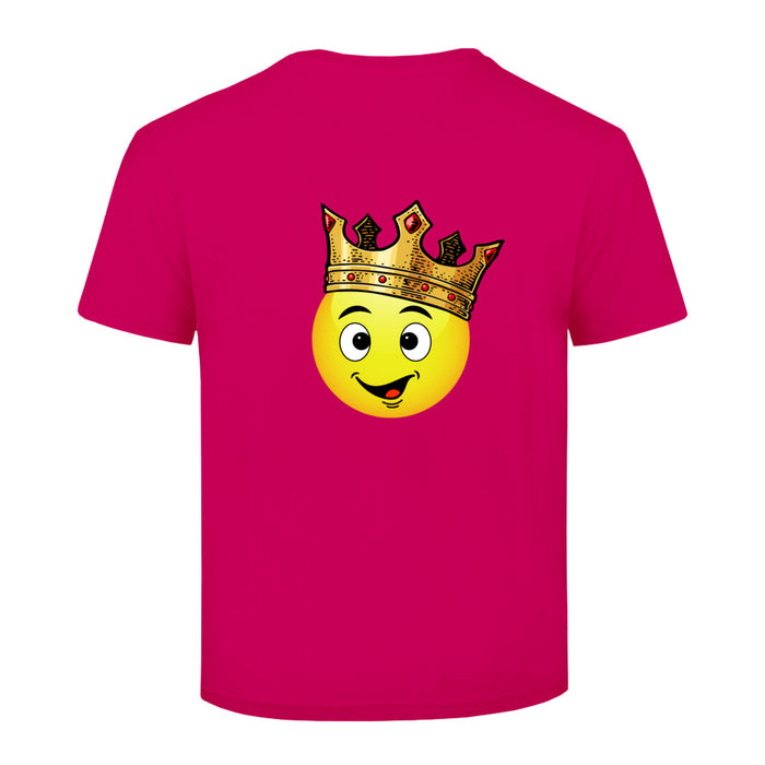 Smiley König  Kinder T-Shirt