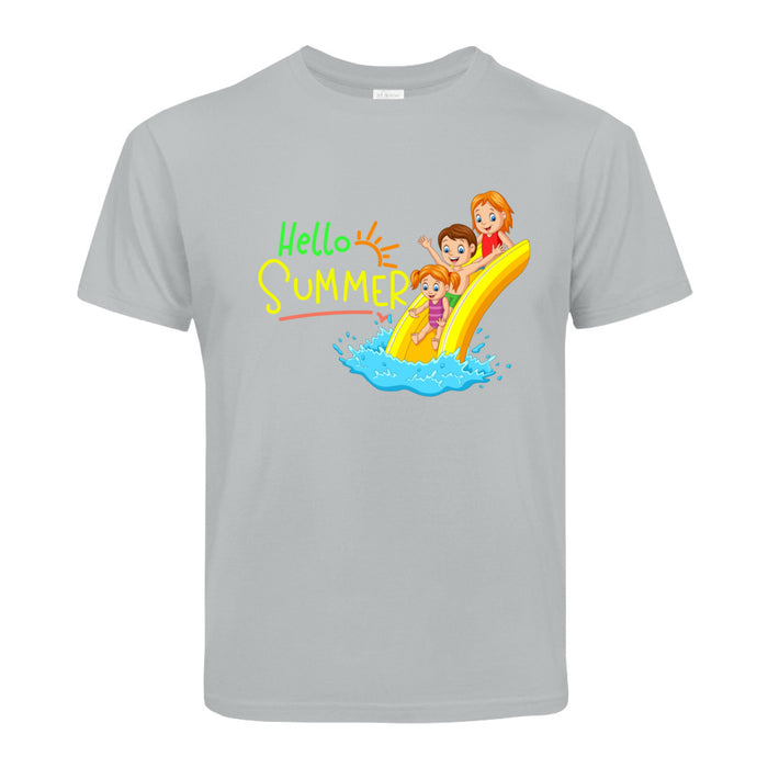 Kinder T-Shirt mit ein Urlaub Motiv Design