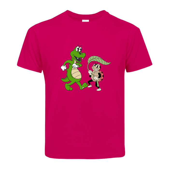 Krokodil und Marienkäfer Kinder  T-Shirt