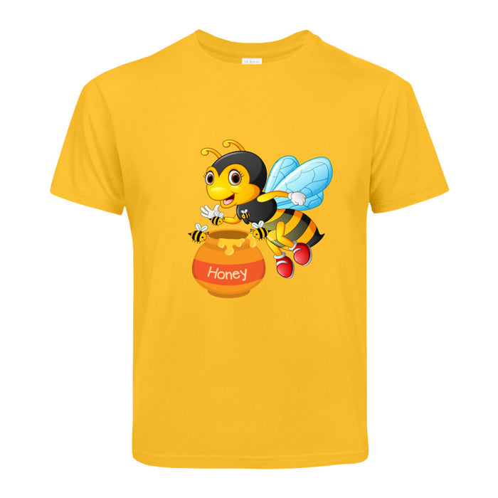 Kinder  T-Shirt mit ein cooles Bienchen Motiv Design