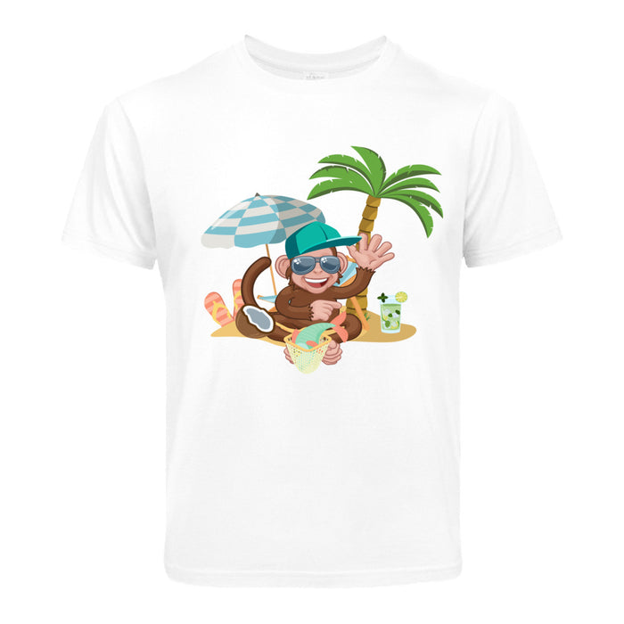 Kinder  T-Shirt mit ein Affen Motiv Design