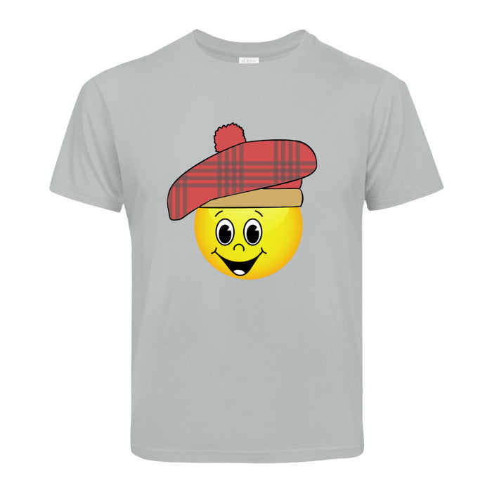 Smiley karierte Cape Kinder T-Shirt