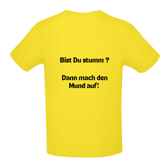 Damen/Herren T-Shirt mit ein cooles Text Motiv Design