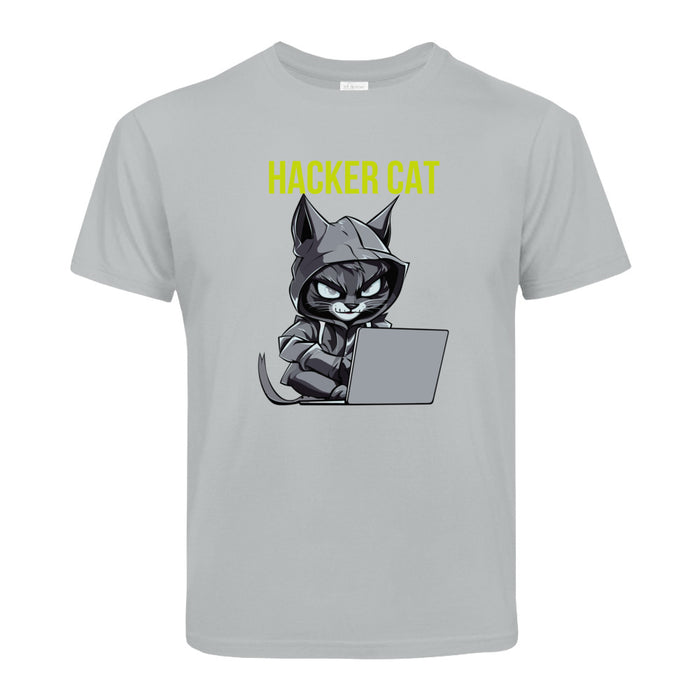 Kinder T-Shirt mit ein Hacker Cat Motiv Design