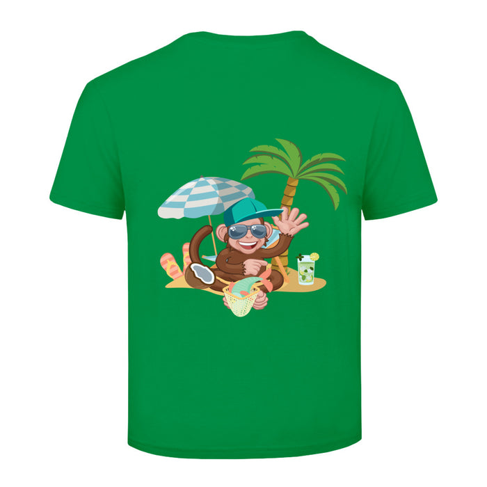 Kinder  T-Shirt mit ein Affen Motiv Design