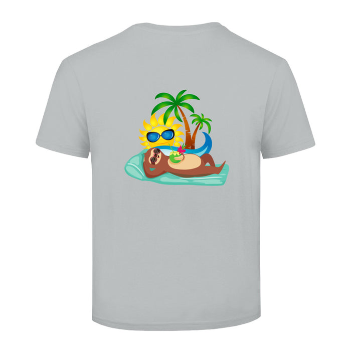 Kinder T-Shirt mit ein cooles Faultier  Motiv Design