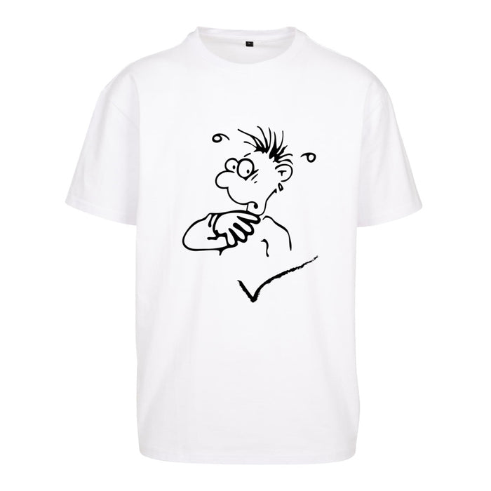 Herren T-Shirt mit ein cooles Strichzeichnung Motiv Design