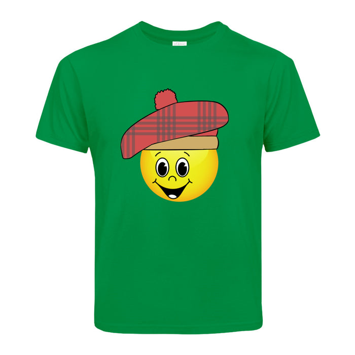 Smiley karierte Cape Kinder T-Shirt