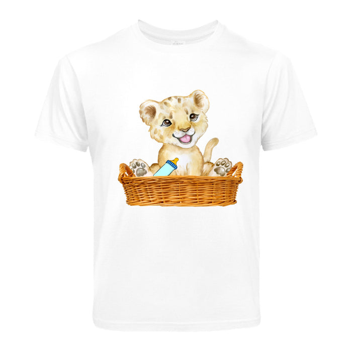 Kinder T-Shirt mit ein Löwen Motiv Design