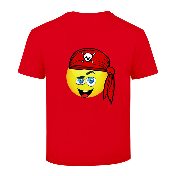 Smiley Kopftuch Pirat Kinder T-Shirt