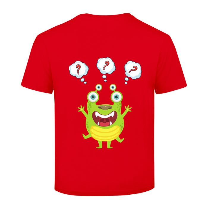 Monster Fragezeichen Kinder T-Shirt