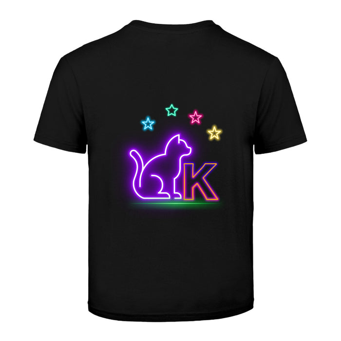 Kinder T-Shirt mit ein  Katzen Motiv Design