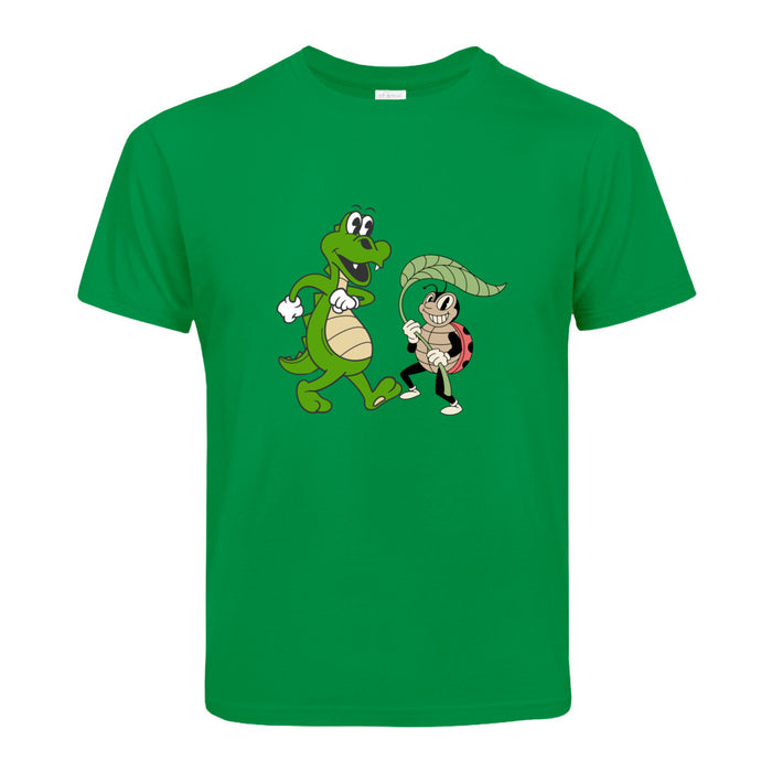 Krokodil und Marienkäfer Kinder  T-Shirt