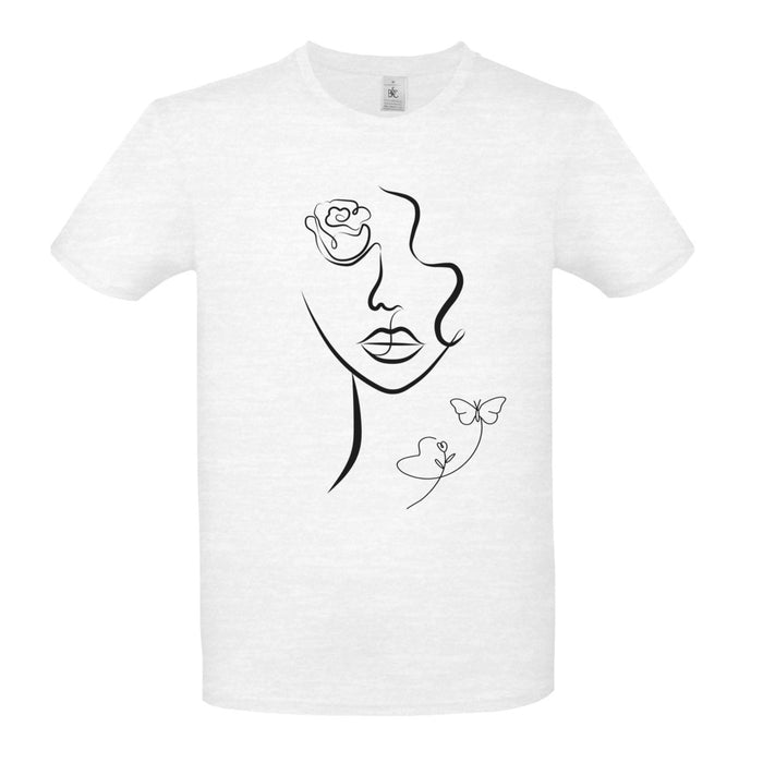 Damen /Teenagerin  T-Shirt mit ein cooles Zeichnung Motiv Design