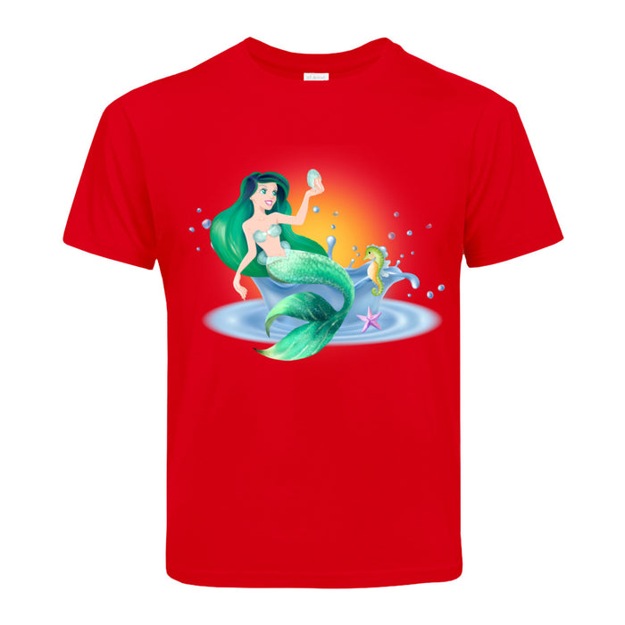 Wassernixe in einer Wasserschale  Kinder T-Shirt