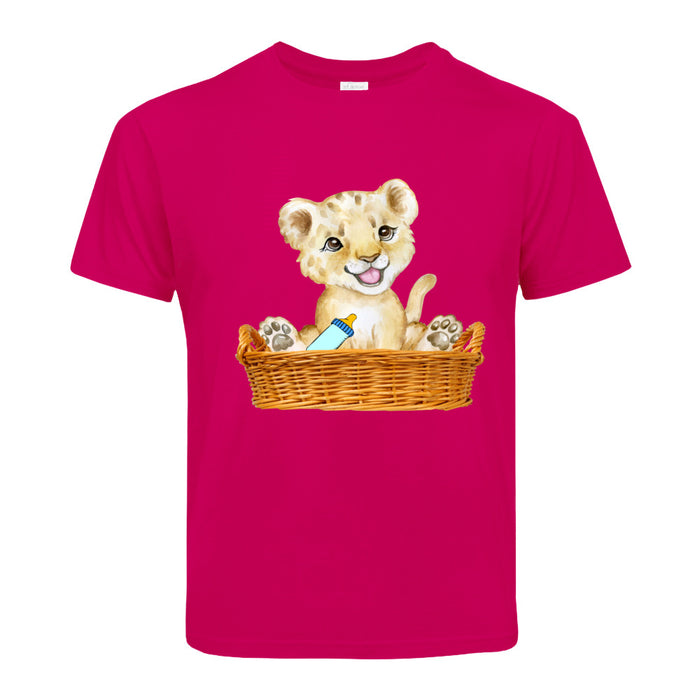 Kinder T-Shirt mit ein Löwen Motiv Design