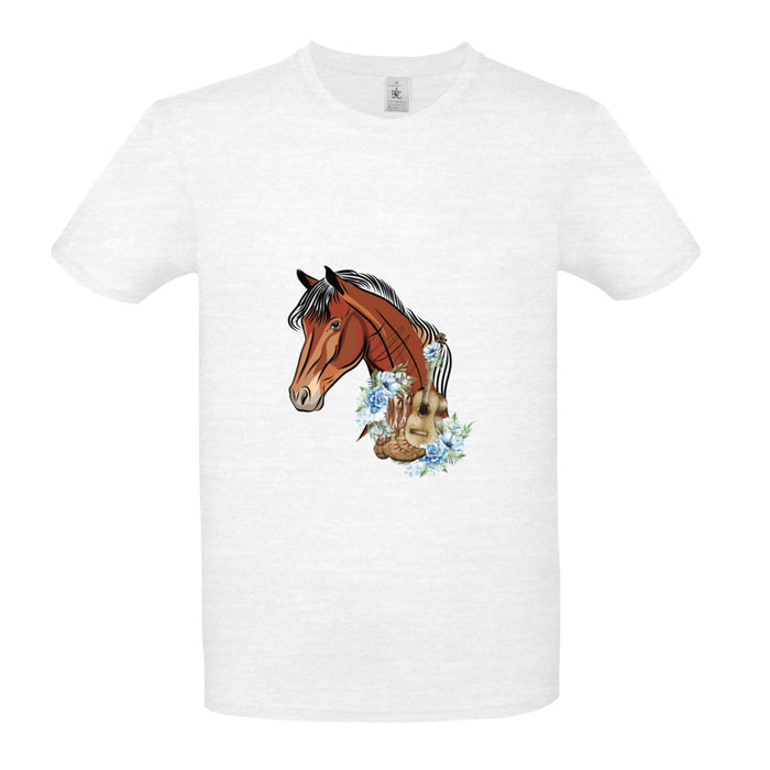 Pferd mit eine Gitarre   Damen /Teenagerin  T-Shirt