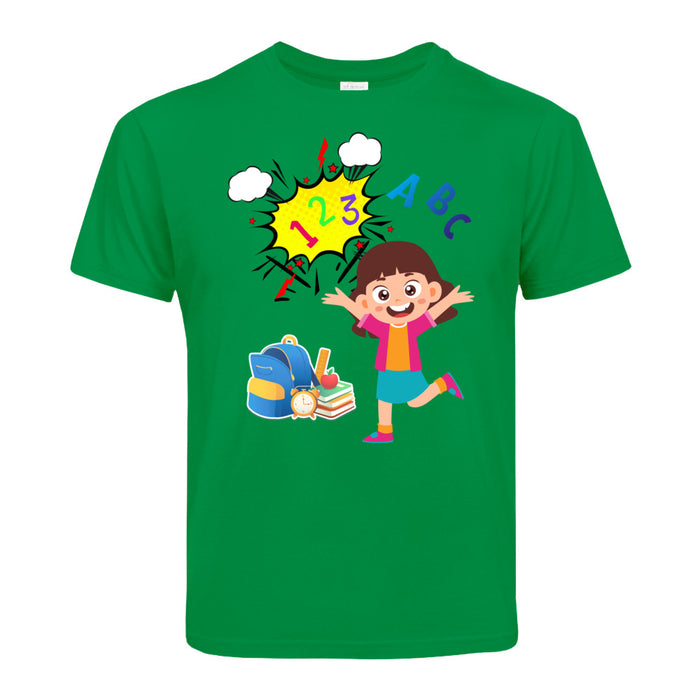 T-Shirt mit ein Einschulung Motiv Design