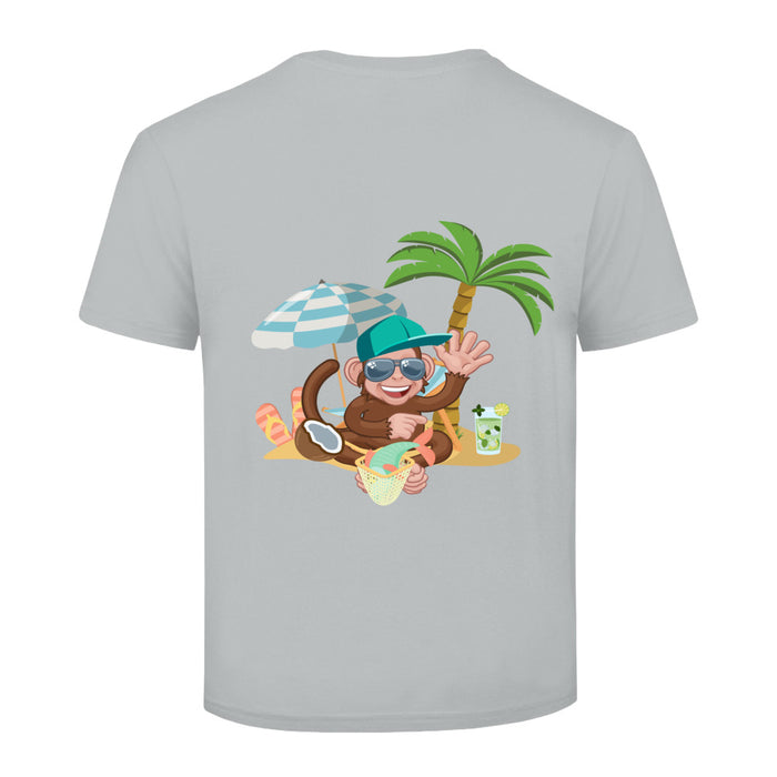 Kinder  T-Shirt mit ein Affen Motiv Design