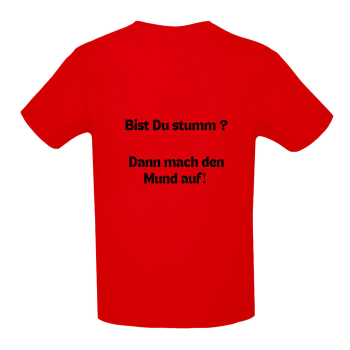 Damen/Herren T-Shirt mit ein cooles Text Motiv Design